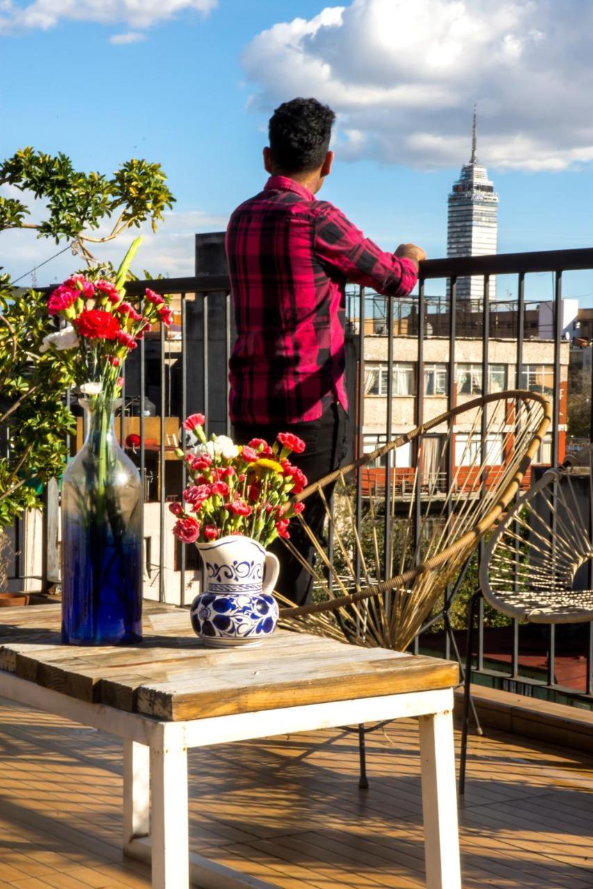 Casa Indigo Cdmx Hostel Mexico City Ngoại thất bức ảnh