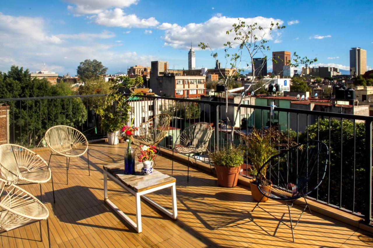 Casa Indigo Cdmx Hostel Mexico City Ngoại thất bức ảnh